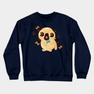 What the pug? Crewneck Sweatshirt